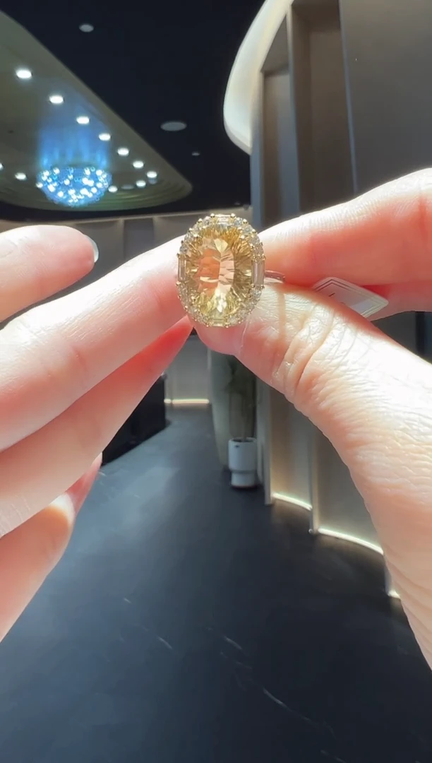 【闪购商品】水晶戒指银S925镶嵌33】