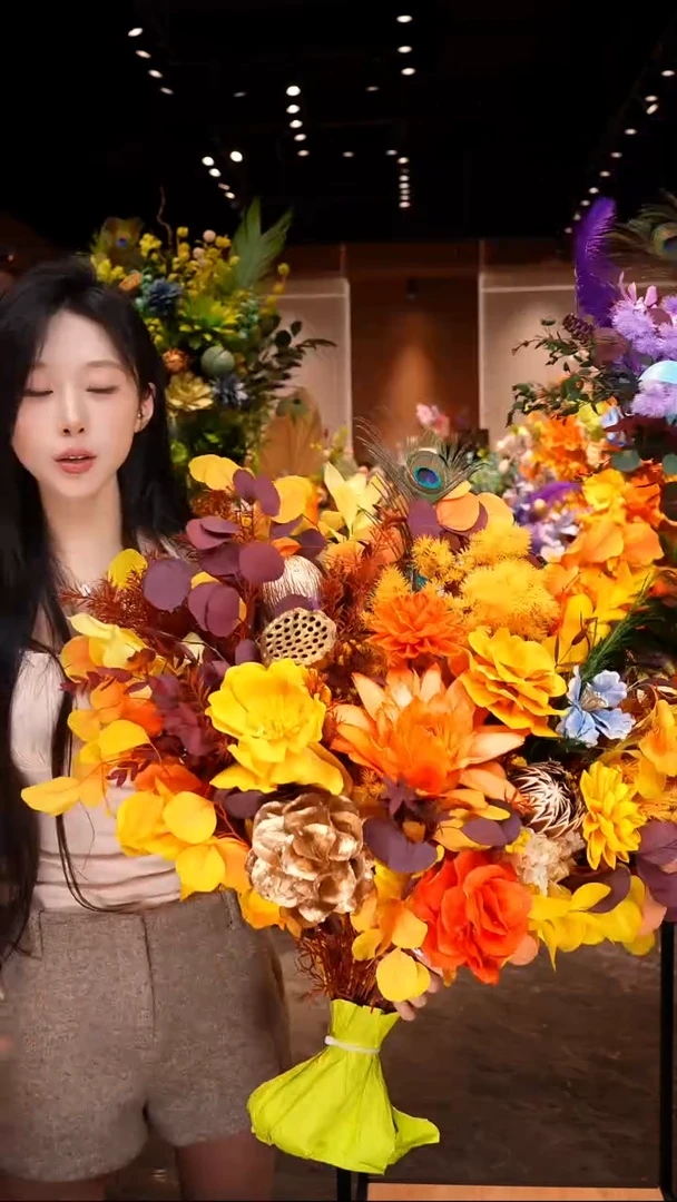 琉璃瓶手工花器花束空运包邮送货上门-以图片为准