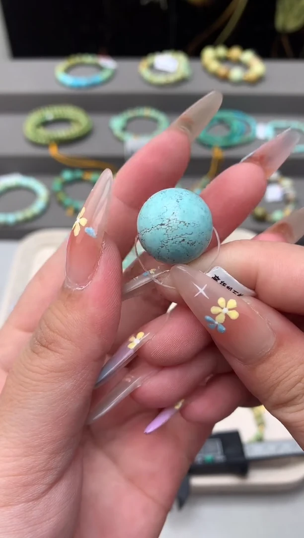 绿松石未镶嵌单珠C130