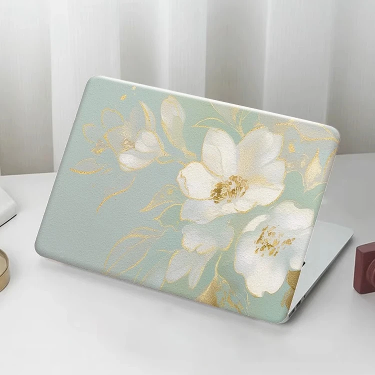 本立方梨花彩绘电脑壳适用于华为matebook14荣耀x保护壳D16防摔