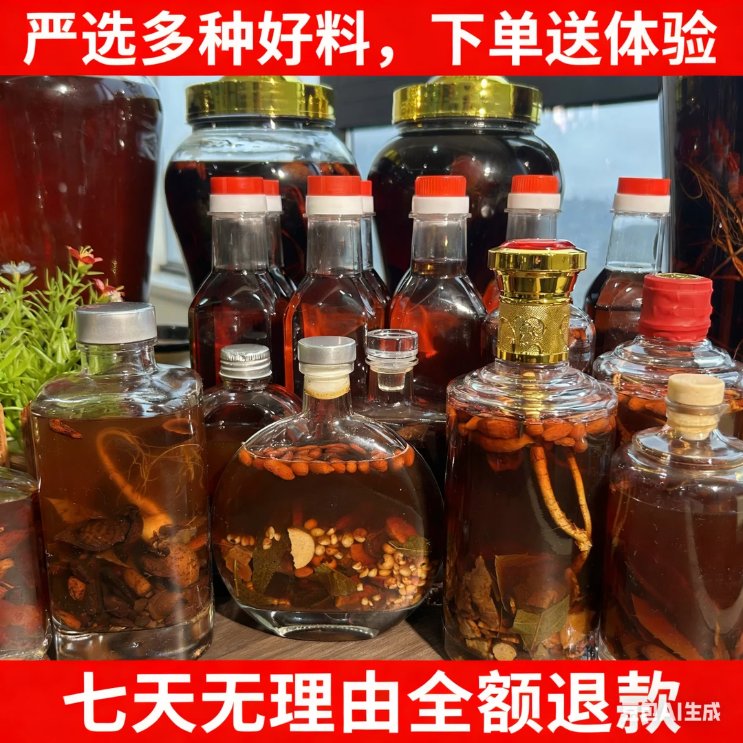 苗氐山货泡酒泡好的酒