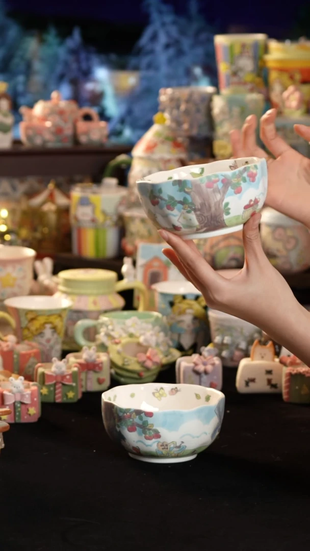 其他陶景德镇釉下彩手绘设计师款陶瓷