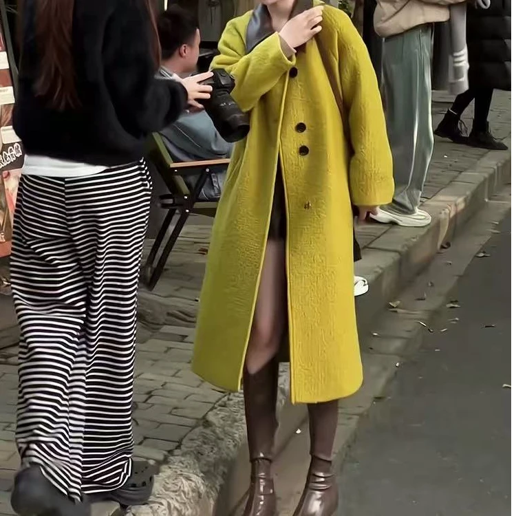 【熙木】高品质百搭毛呢外套4DWZB6890