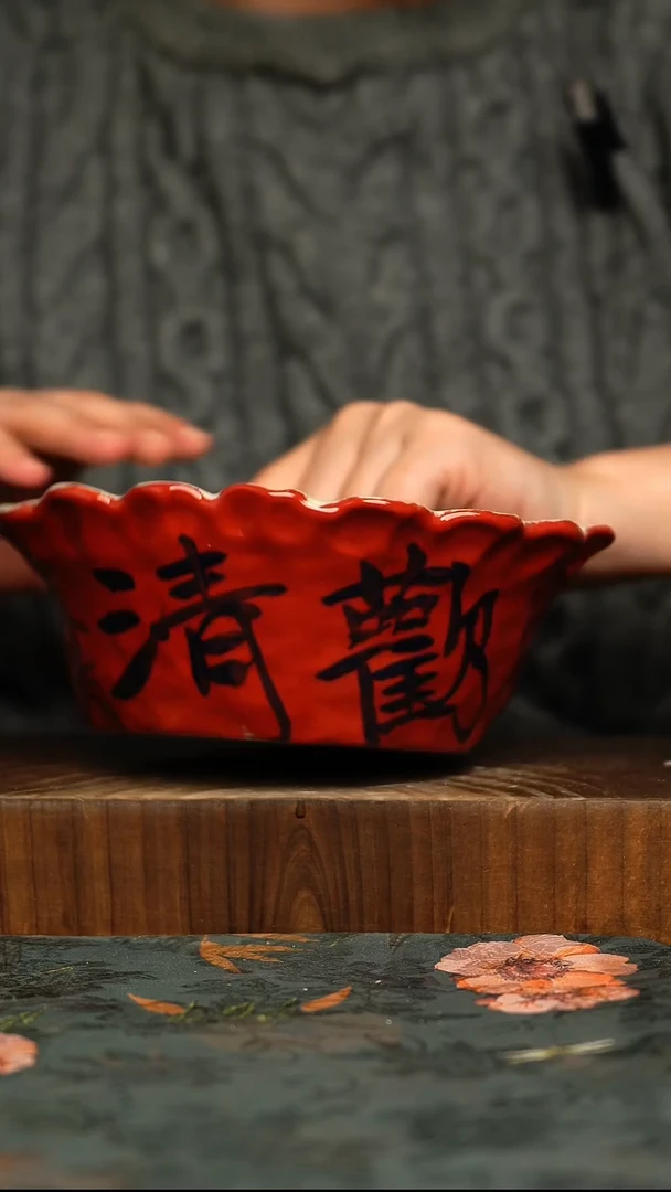 杯釉下彩手工手绘同款陶器