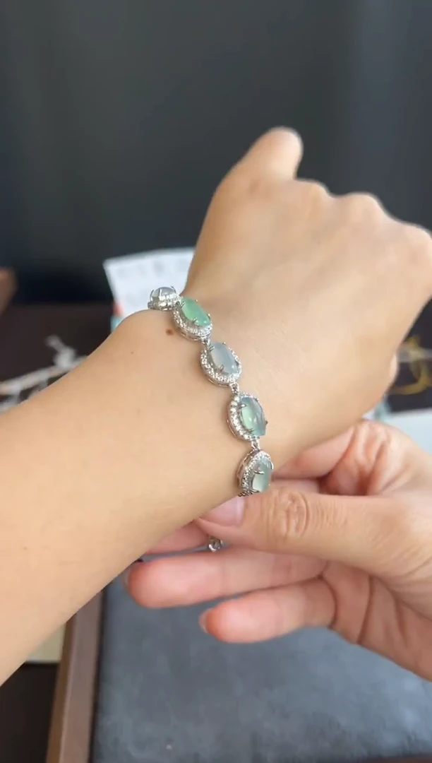 颈饰银S925镶嵌翡翠404号买断