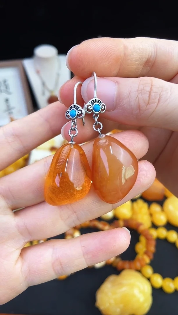 未镶嵌琥珀珠宝奇石柒月