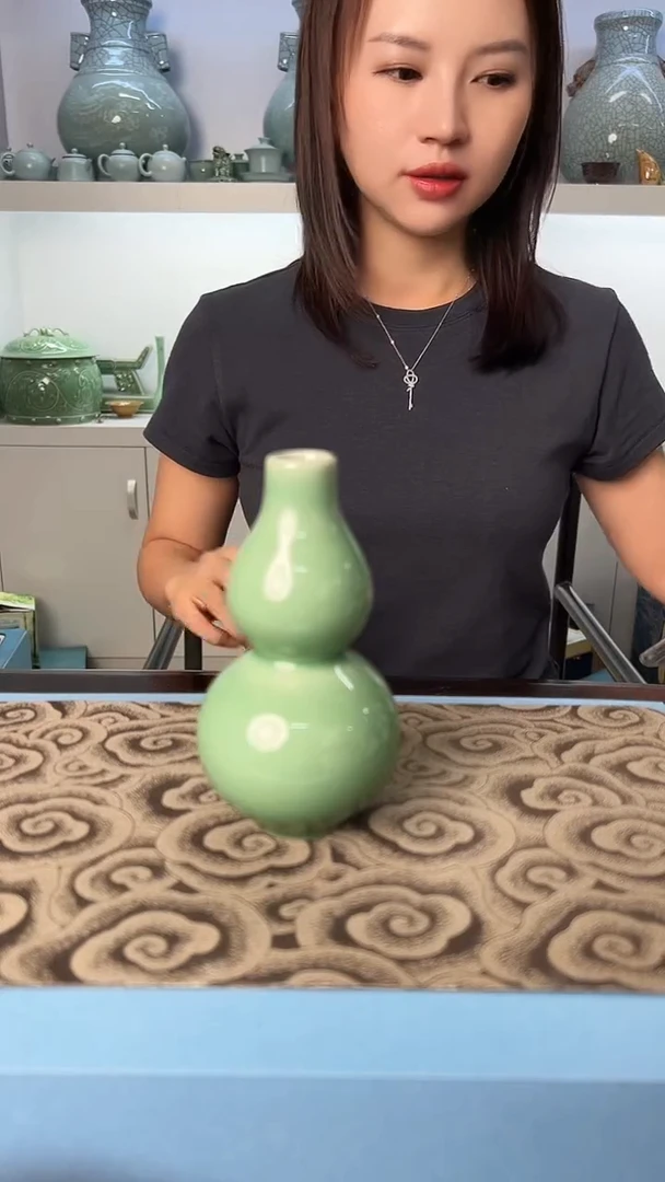 龙泉云间青瓷小米茶器