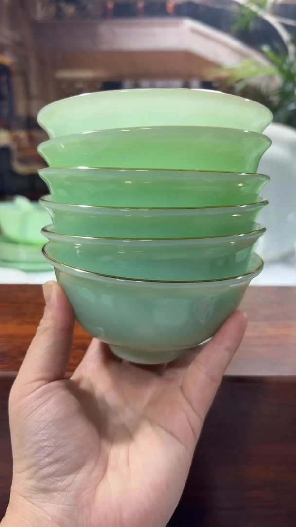 【闪购商品】....4.5英寸玉瓷碗6个口径11.5厘米
