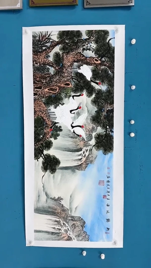 【闪购商品】国画1.18-国检-王夫怀-荣原六尺-51