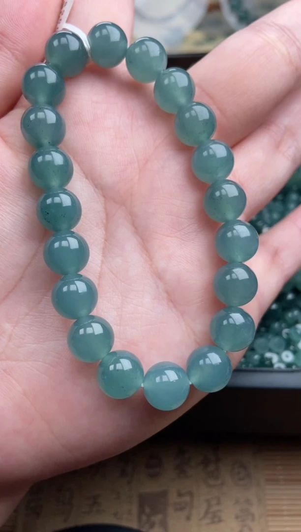【闪购商品】翡翠手链未镶嵌多样性发货20颗卡10