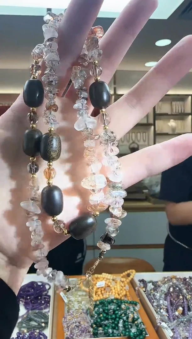 【闪购商品】水晶项链库存有限售完即止未镶嵌