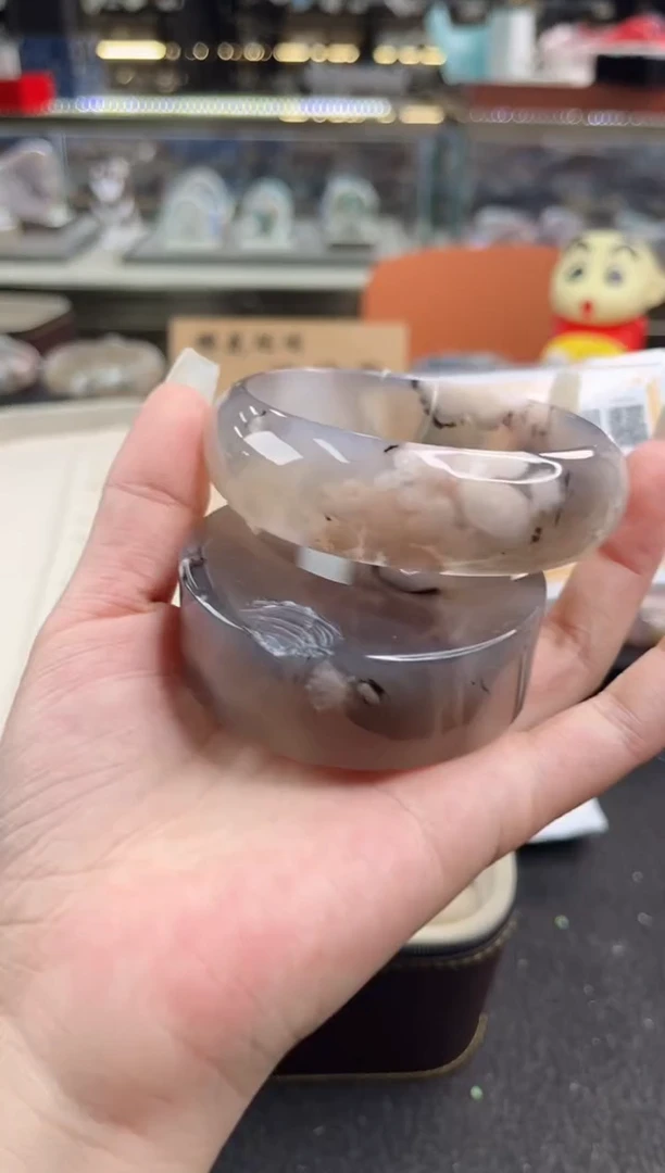 未镶嵌手镯石英质玉66圈口 （赠品镯心）3281183