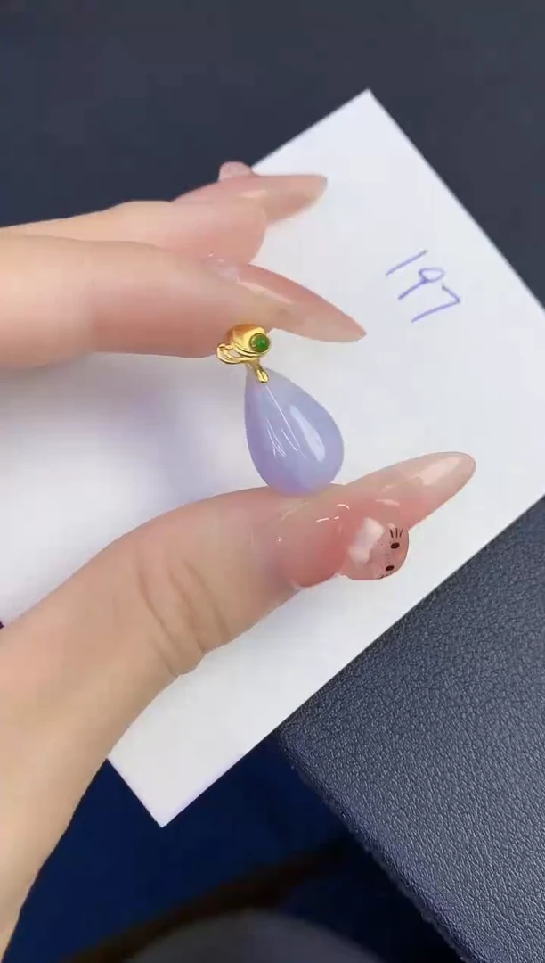 颈饰未镶嵌翡翠缅甸天然翡翠A货
