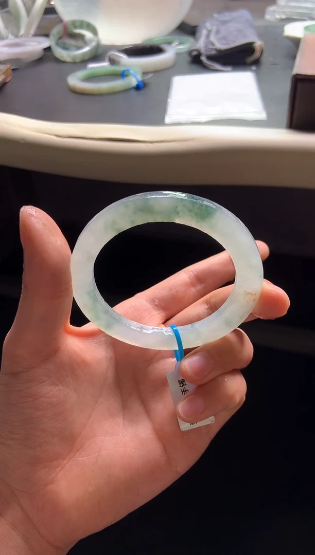 未镶嵌手镯定制翡翠54-61「定制不退不换」