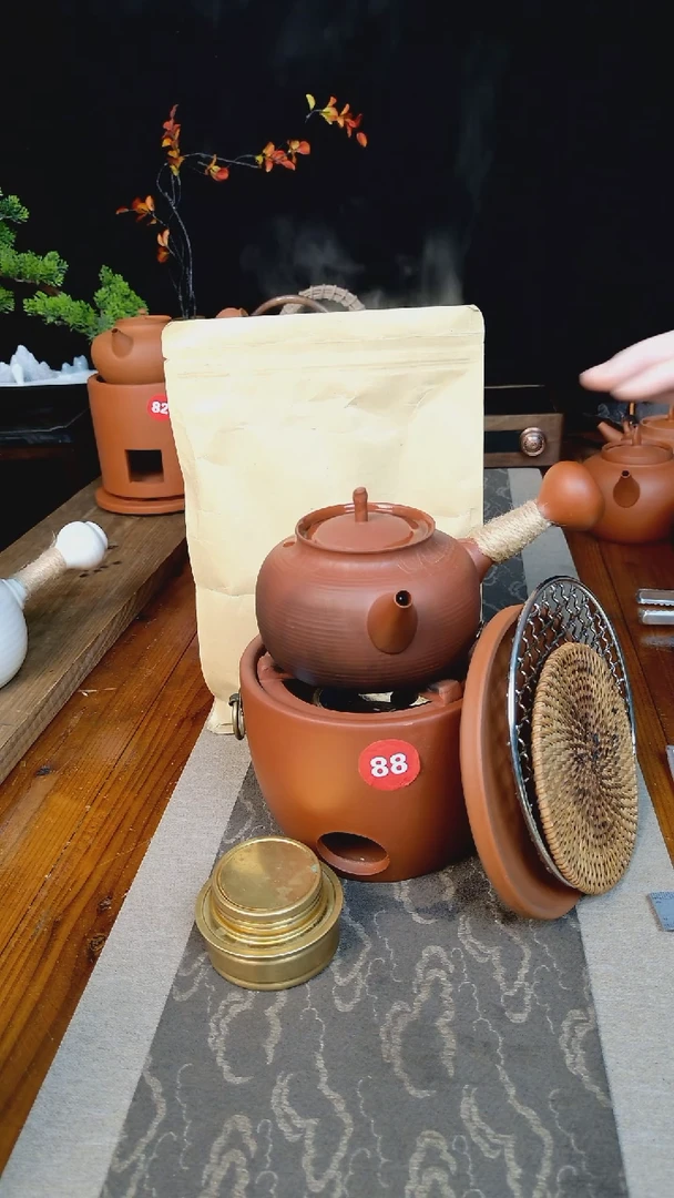 【闪购商品】炭炉+壶+酒精灯+底座+壶垫+烤网+碳