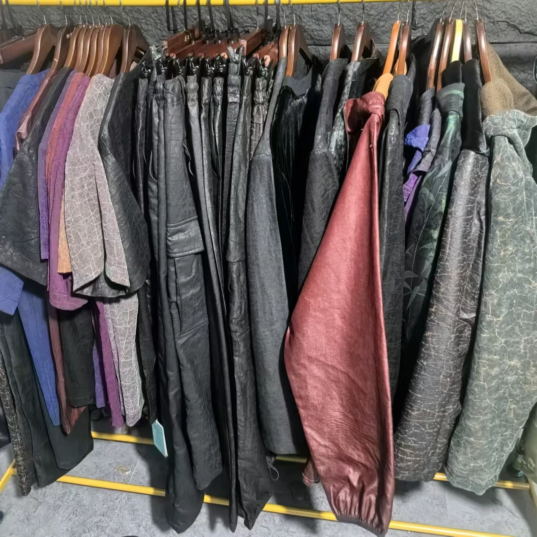 柳烟浓桑蚕丝男装孤品专拍