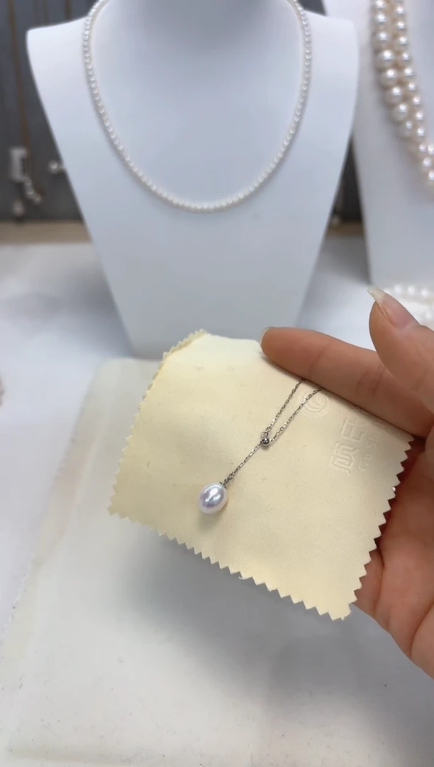 【闪购商品】淡水珍珠颈饰银S925镶嵌Y字链