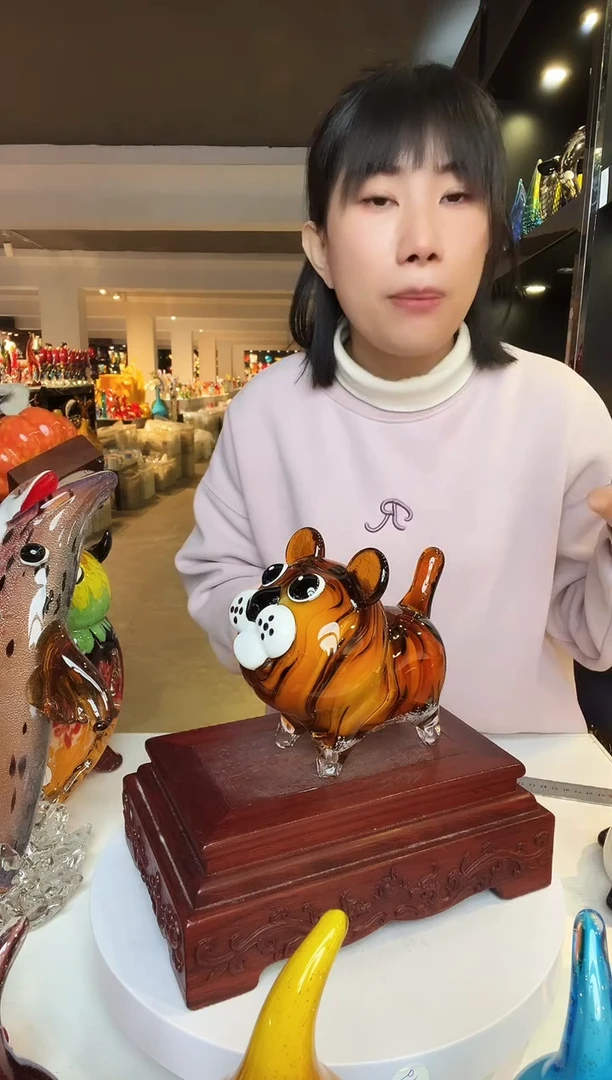 【闪购商品】茶盏琉璃摆件家居摆件