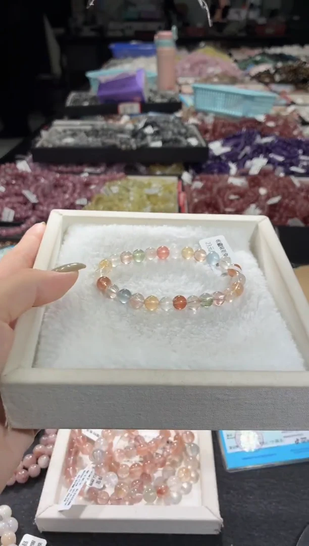 未镶嵌手链水晶447号 多样性发一Q  7+