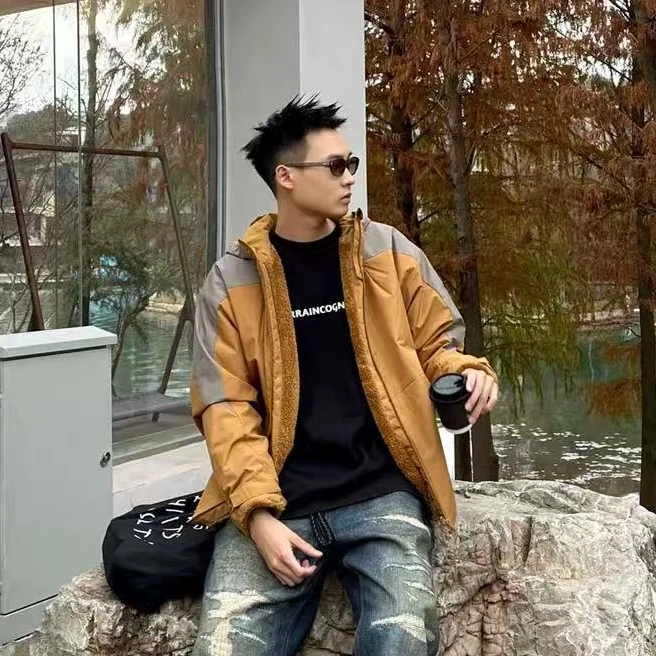 Adidas阿迪达斯正品新款秋冬男子美式复古潮流防风保暖外套JZ8415