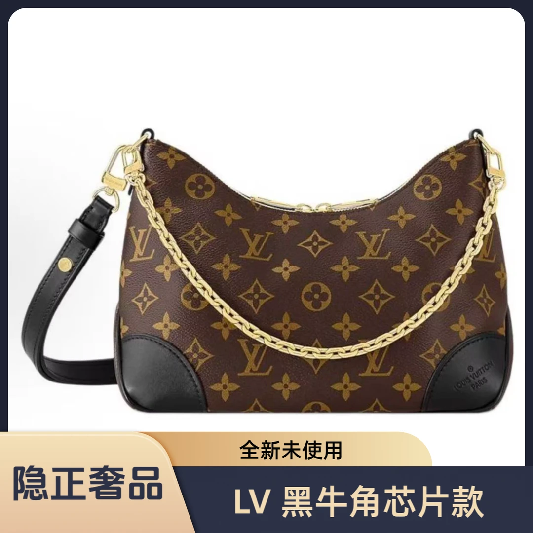 未使用 LouisVuitton/路易威登 【伊娃专属】黑牛角芯片款斜挎包