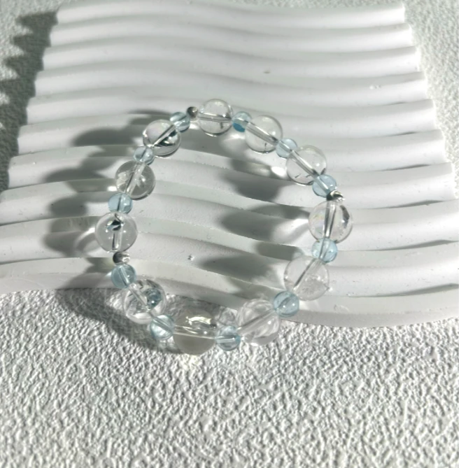 【蓝心】水晶手串（天然珠宝多样性发其一）