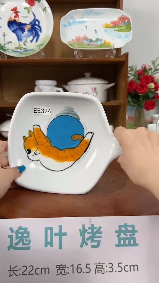 摆件景德镇手工手绘陶瓷