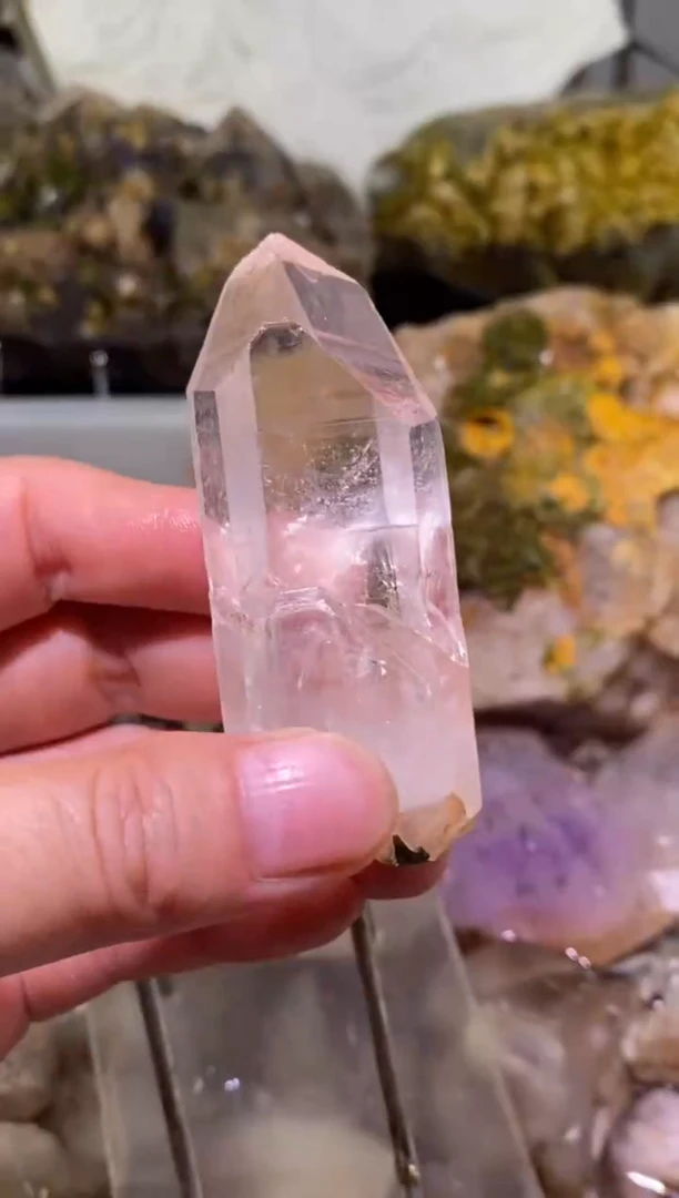 未镶嵌珠宝半成品水晶72号全透体四川超七花园水晶