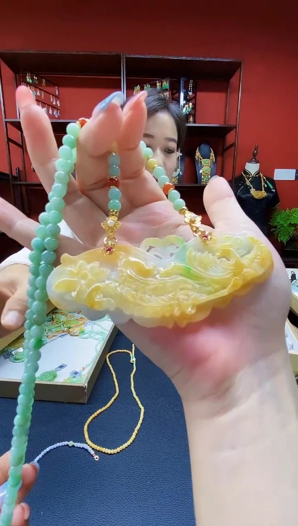 颈饰未镶嵌翡翠翡翠吊坠