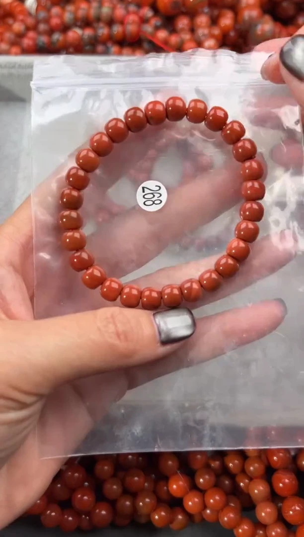 未镶嵌手串南红玛瑙7+
