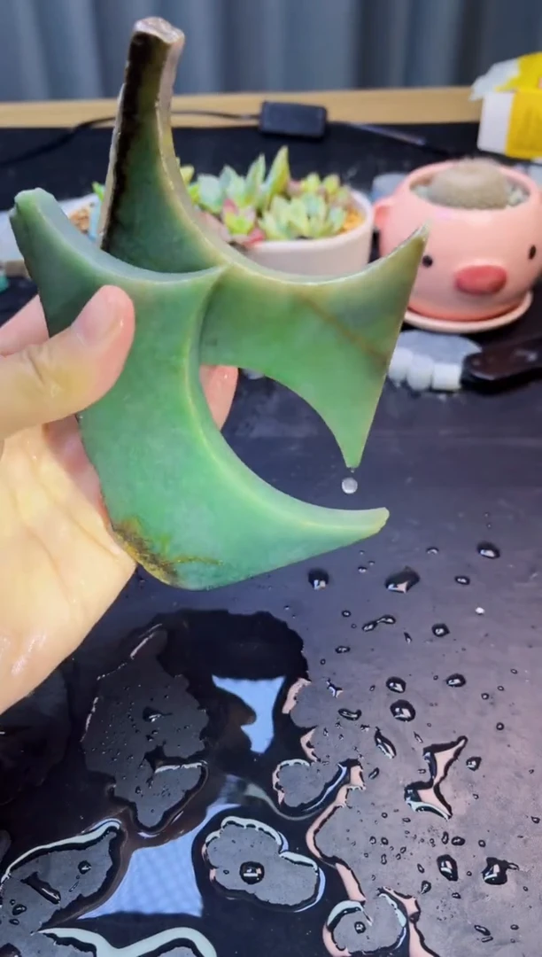 翡翠未镶嵌颈饰054天然缅甸A货翡翠