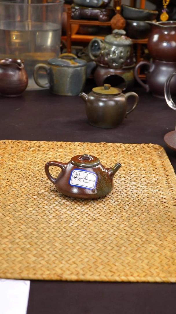 茶壶紫砂纯自然柴烧
