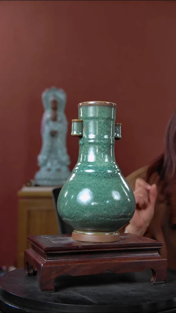 摆件大宋官窑 【贯耳瓶】