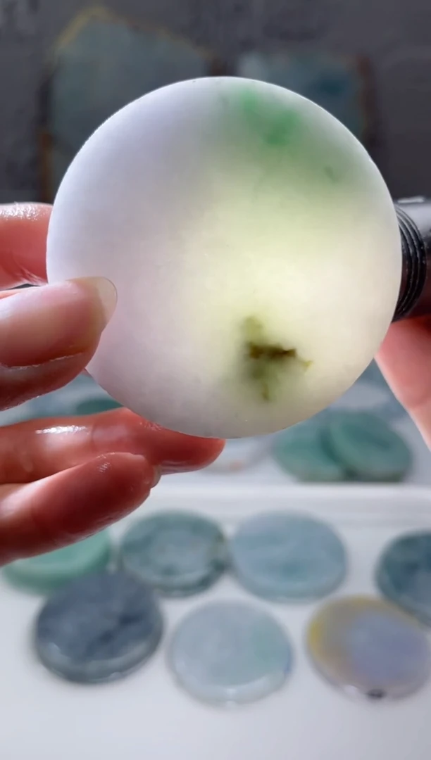 裸石翡翠天然翡翠A货玉 南 051