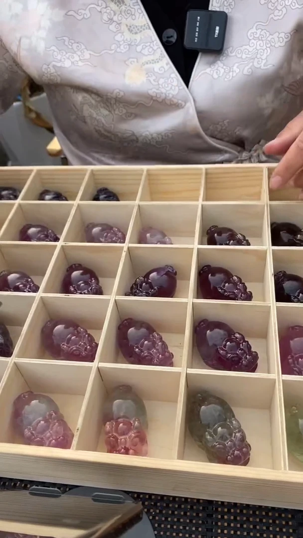 【闪购商品】萤石貔貅未镶嵌（紫）萤石貔貅D943多样性发其一