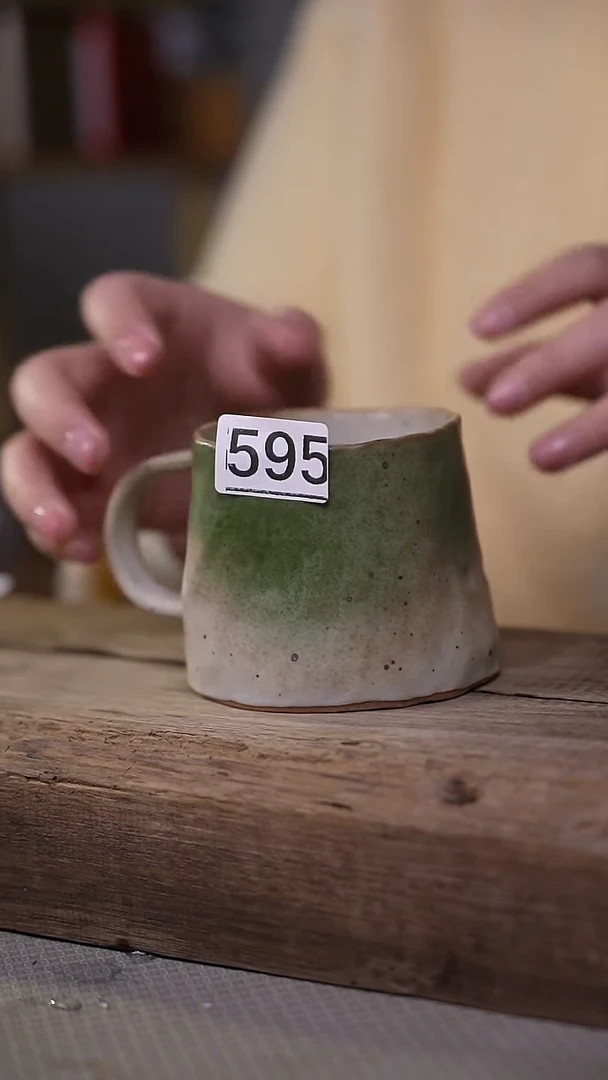 【闪购商品】瓷片青瓜系列/咖啡杯