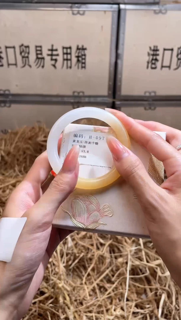 未镶嵌手镯石英质玉H0971