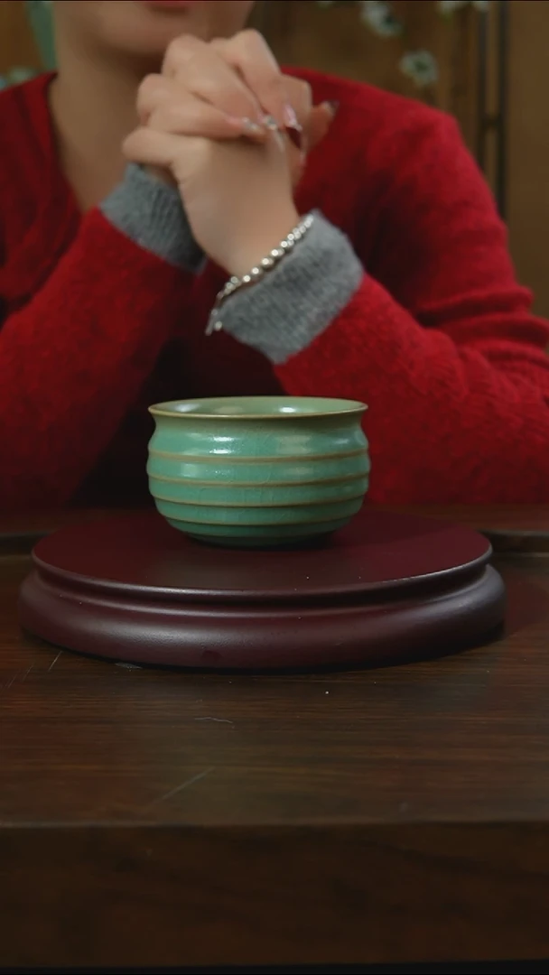 杯子瓷玄纹杯一级品