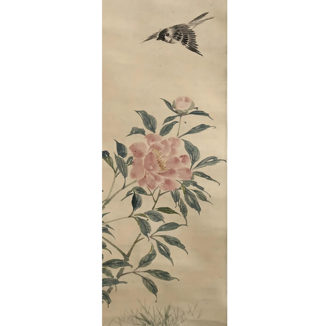 【辽拍美术】花鸟  V251013抖-1-03  （2.4平尺）纸本镜片  yy22w