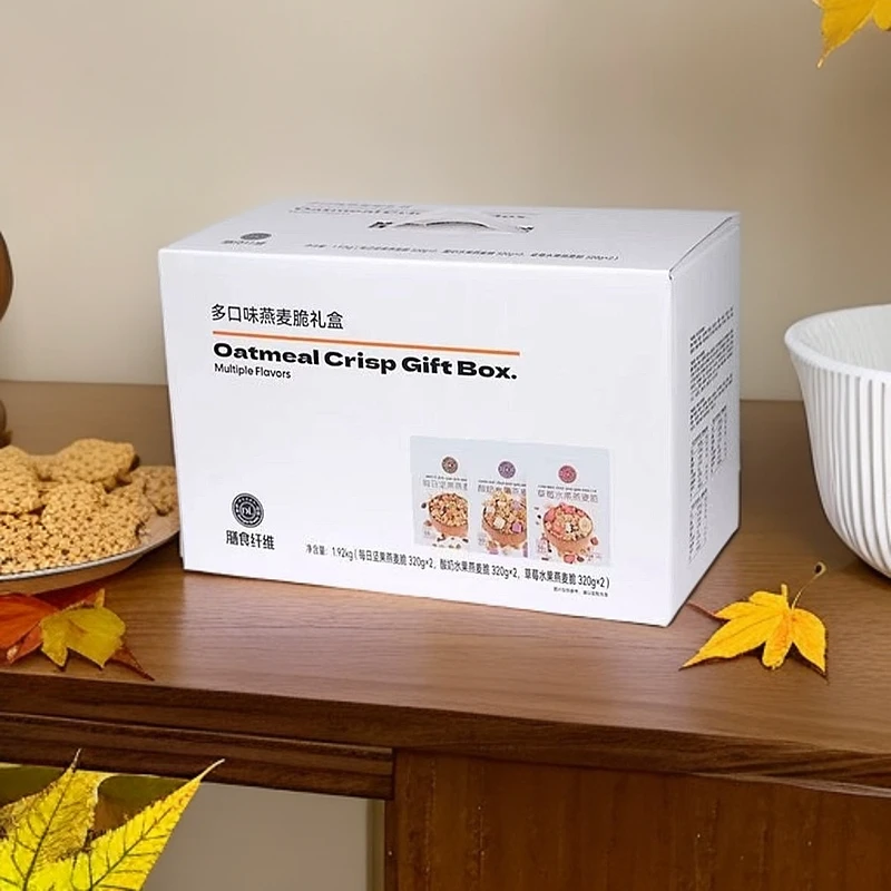 DL东来 多口味燕麦脆礼盒1.92千克[顺丰次日达]解馋零食