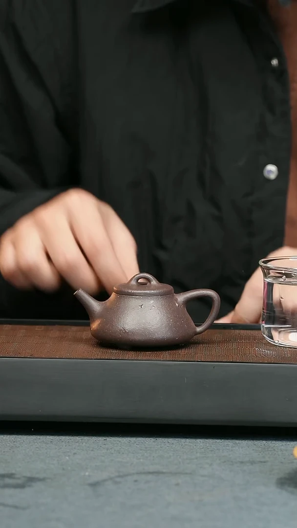 【闪购商品】紫砂茶壶五堂 士恒石瓢-手工炼泥