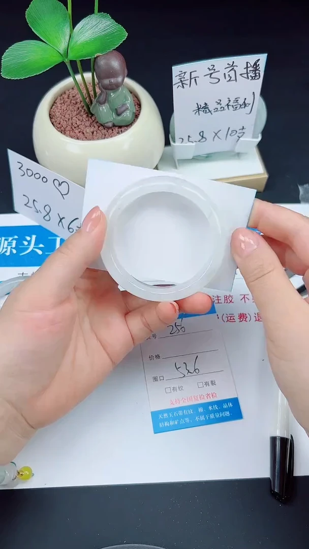未镶嵌手镯石英质玉246-53/54