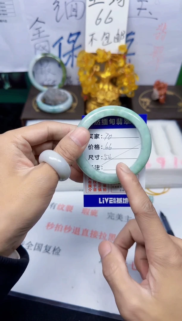 未镶嵌手镯翡翠70