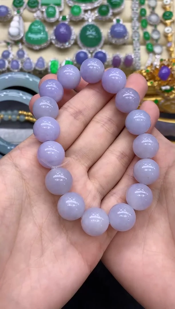 未镶嵌手串翡翠190-中国好珍宝