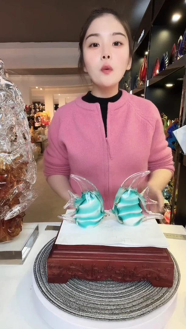 【闪购商品】茶盏琉璃摆件家居摆件