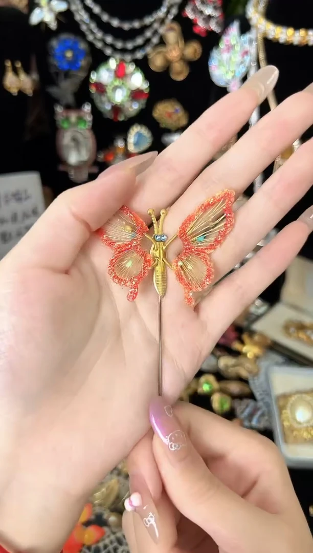 铁合金合成碳硅石776蝴蝶帽针