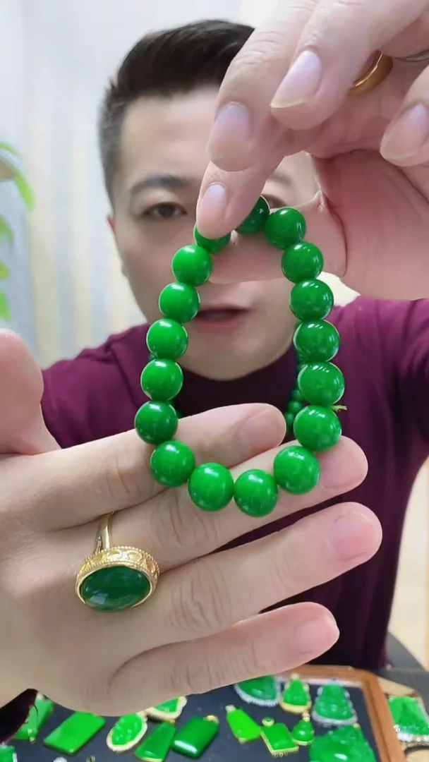 未镶嵌手链翡翠翡翠手链