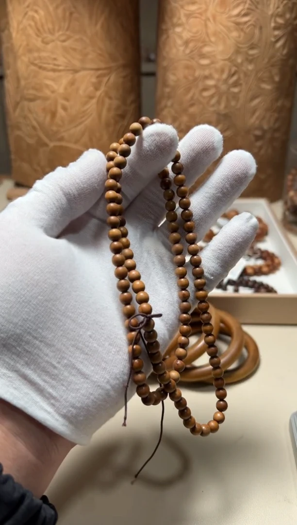 【闪购商品】檀香木手串/手链老山檀香0.6/108顺纹黑肉瑕疵福利