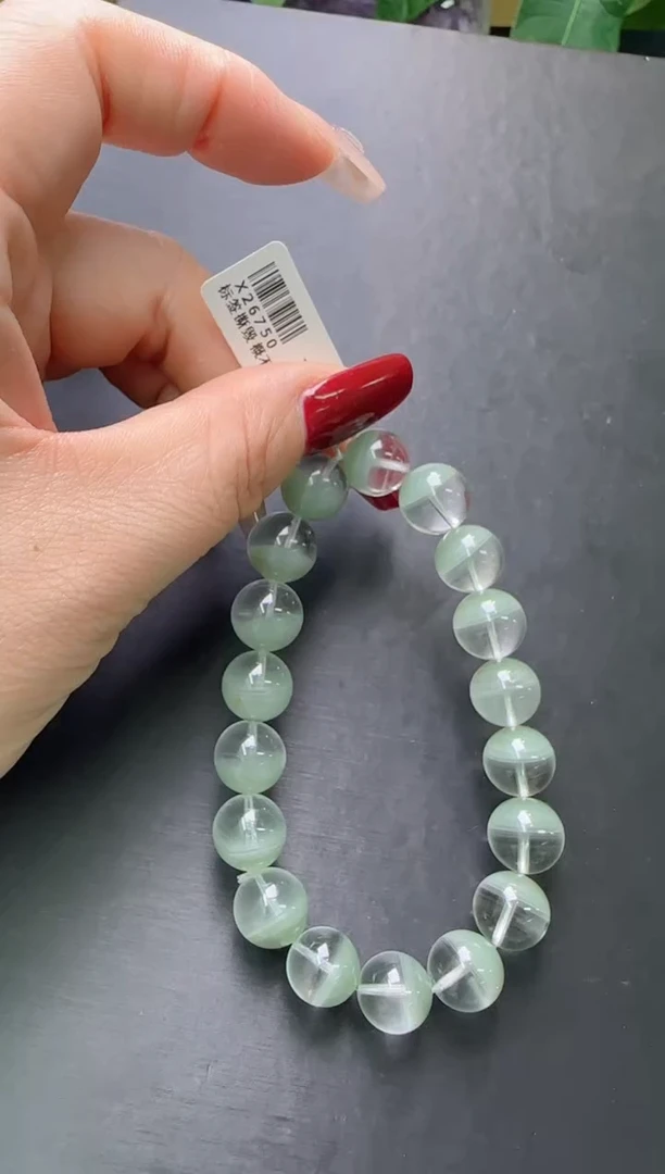 【闪购商品】水晶手串未镶嵌青幽灵手串12m+ X26750