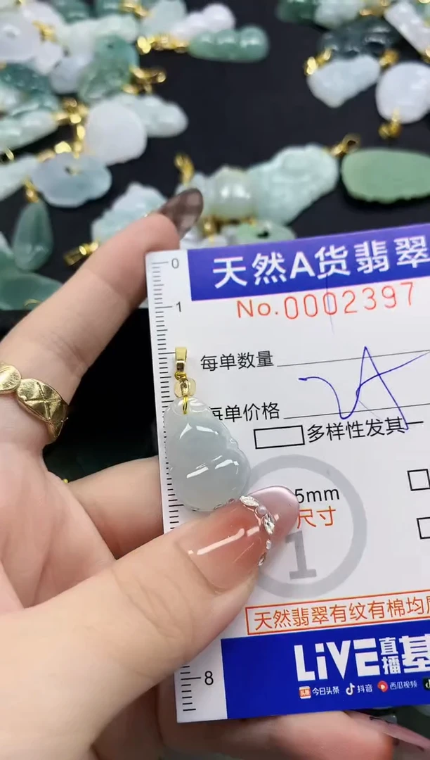 颈饰未镶嵌翡翠天然A货翡翠